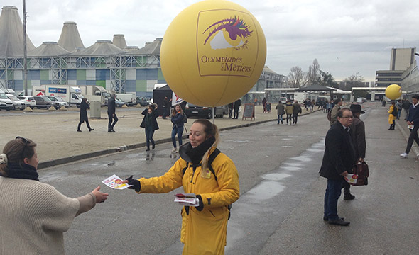 Olympiade des metiers Street marketing Keemia Bordeaux Agence marketing local en region Aquitaine