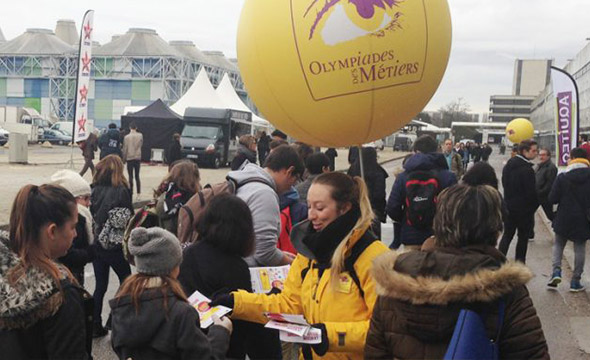 Olympiade des metiers Street marketing Keemia Bordeaux Agence marketing local en region Aquitaine