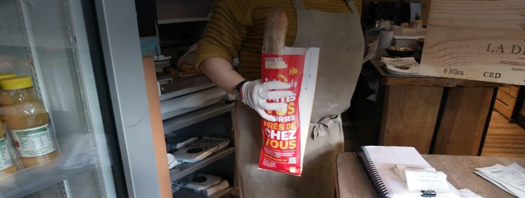 mairie de bordeaux sacs à pain publicitaires keemia agence marketing locale en region aquitaine
