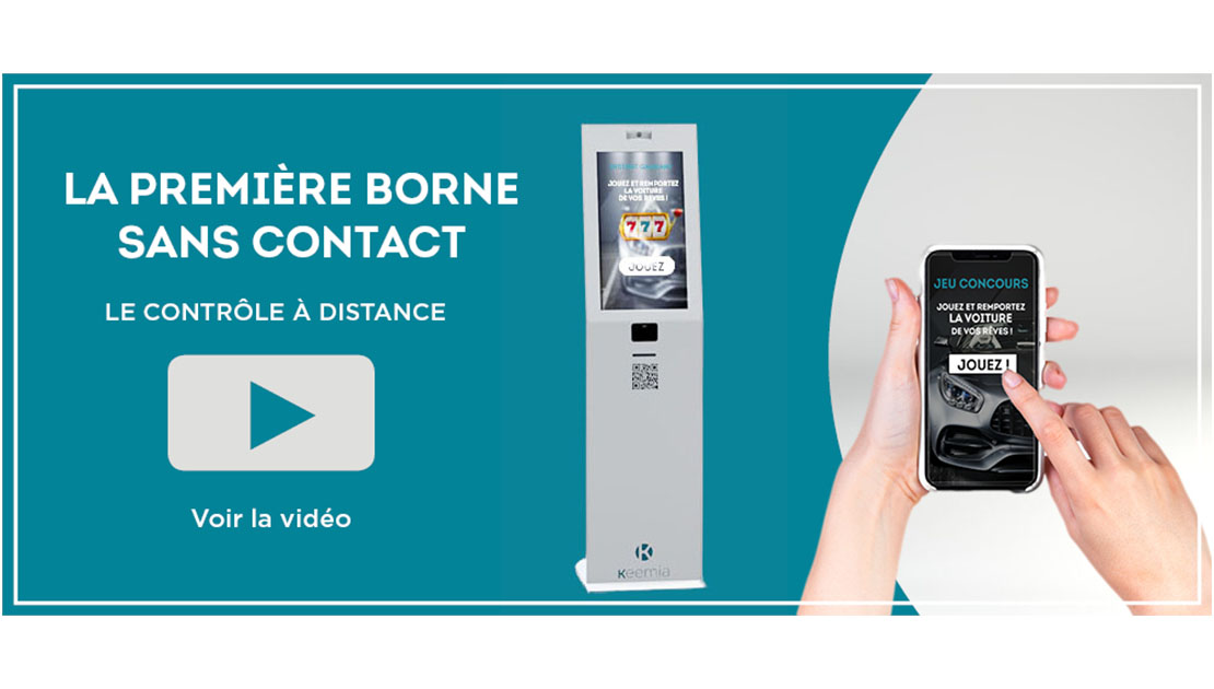 Keemia Digital Borne sans contact - innovation, animation point de vente