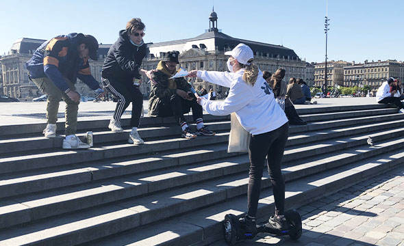 Street Marketing - Win Sport School - Keemia Bordeaux agence marketing de reference locale en region aquitaine