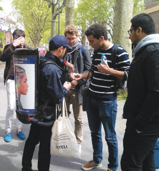 Campus - Street marketing - Keemia Communication OOH et hors-media