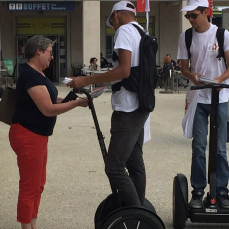 Le Grand Dax distribue en Segway - Keemia Communication OOH - Agence conseil et opérationnelle, Hors média & Solutions OOH