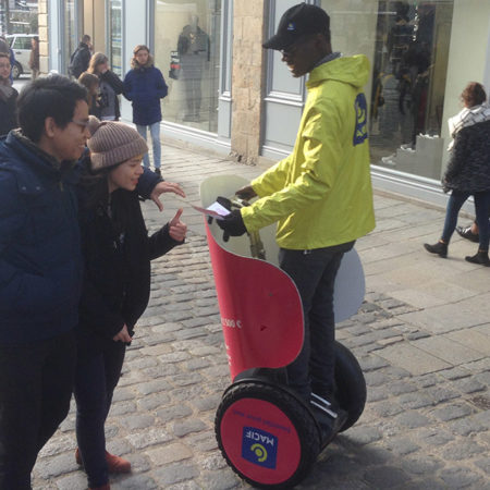 La Macif en Segways - Keemia Communication OOH - Agence conseil et opérationnelle, Hors média & Solutions OOH