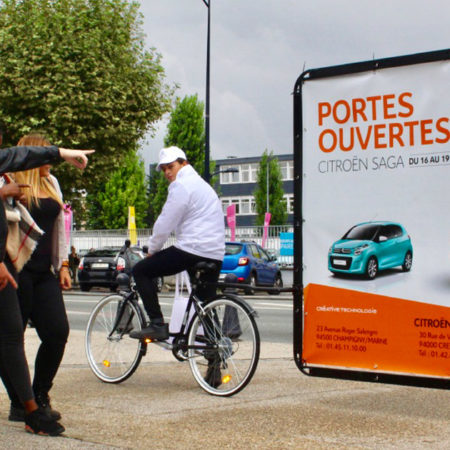 Des Bike'Com pour Citroën - Keemia Communication OOH - Agence conseil et opérationnelle, Hors média & Solutions OOH