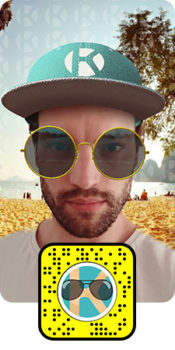 Lens 3D Experience immersive en réalité augmentée Snapchat - Keemia communication OOH et hors media