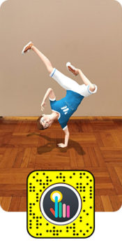 mascotte-produit-3D-realite-augmentee-snapchat