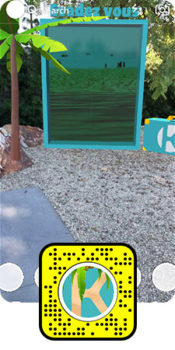 Portail 3D Experience immersive en réalité augmentée Snapchat - Keemia communication OOH et hors media