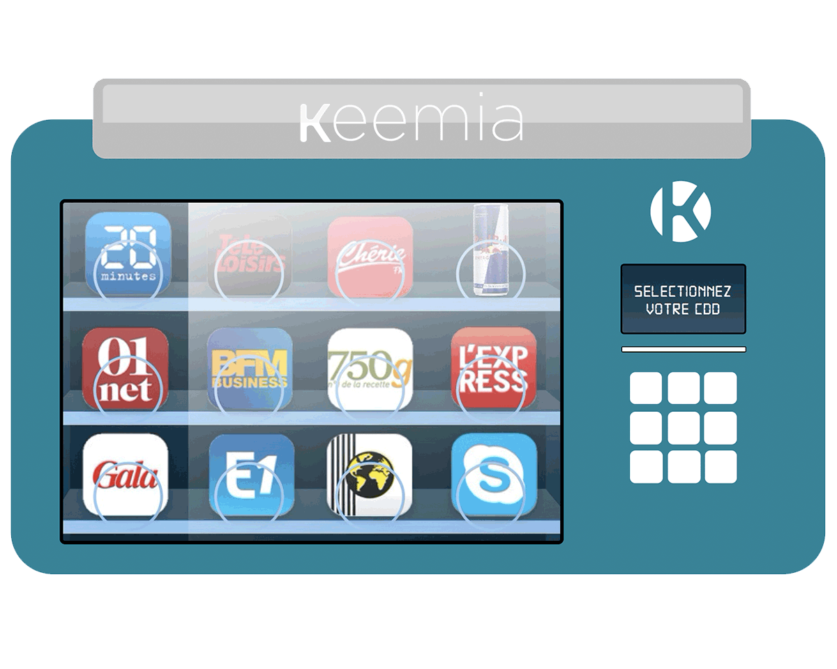 Application display mobile - Keemia Digital - Activation -digital factory