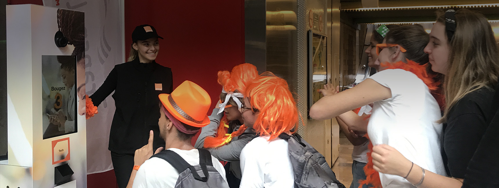 Photobooth pour Orange - Keemia Digital agence activation digitale factory