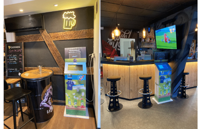 Borne de jeu Mobile borne de jeu activation promo