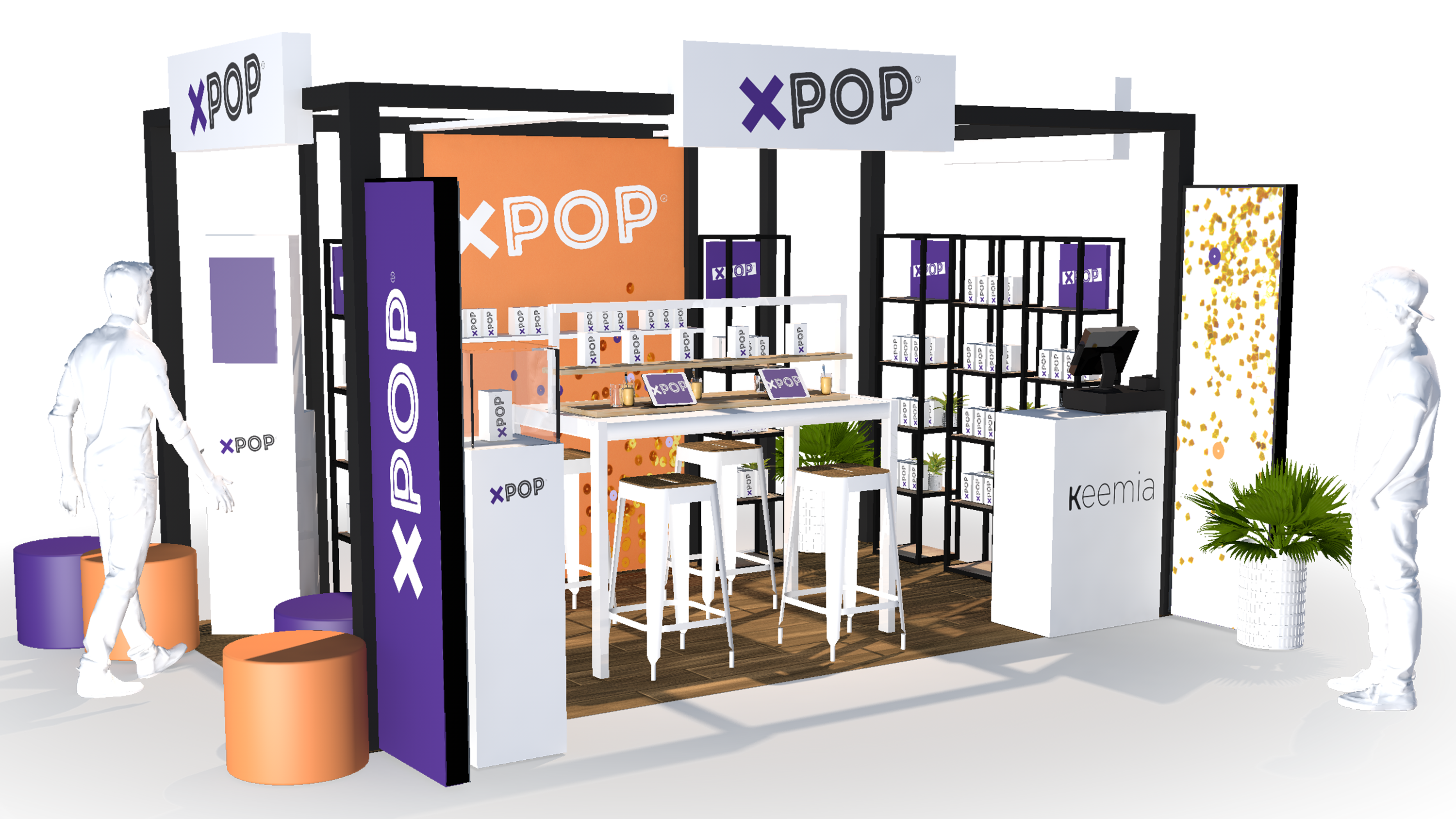 XPOP Pop up store - Keemia Event - Agence d'activation événementielle et expérience de marque