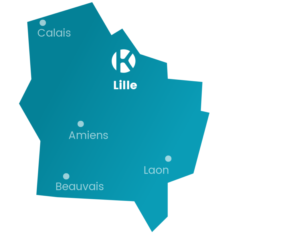 Carte du réseau Keemia Lille Keemia, l'opérateur full marketing - Keemia Lille Agence marketing local en région Nord