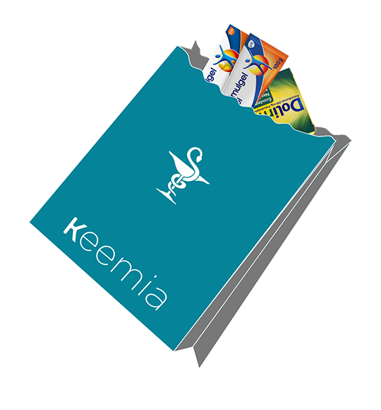 Sac à pharmacie publicitaire - Média tactique - Keemia Lille Agence marketing local en région Nord