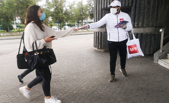 boites aux lettres- street marketing - Digital Display Mobile - Keemia Lille agence de marketing locale en région Haut de France