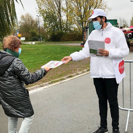 Street Marketing et dépôt boites au lettre pour Nexity avec Keemia Lille agence de marketing de référence en région Nord