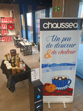 Animation food pour Chausséa - Keemia Lille agence de marketing locale en région Nord Haut de France