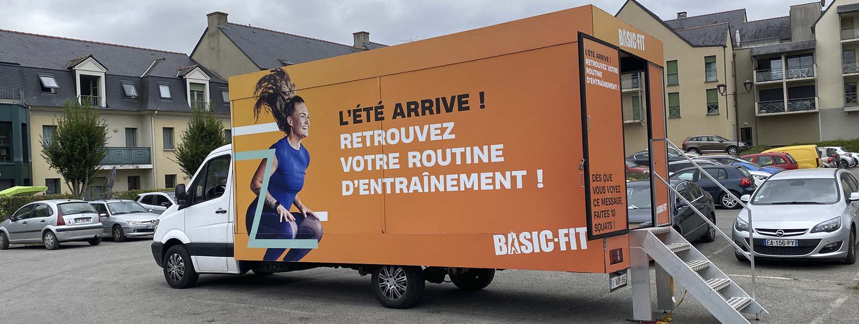 Du sport pour Basic Fit - Keemia Lille agence marketing locale région Hauts-de-France