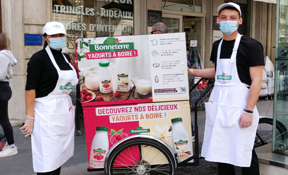 Operation de street-marketing - Keemia Lyon agence marketing locale région rhones alpes