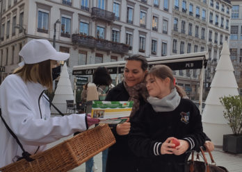 dispositif de street marketing et digital pour Terres - Keemia Lyon agence marketing local en région Rhône Alpes