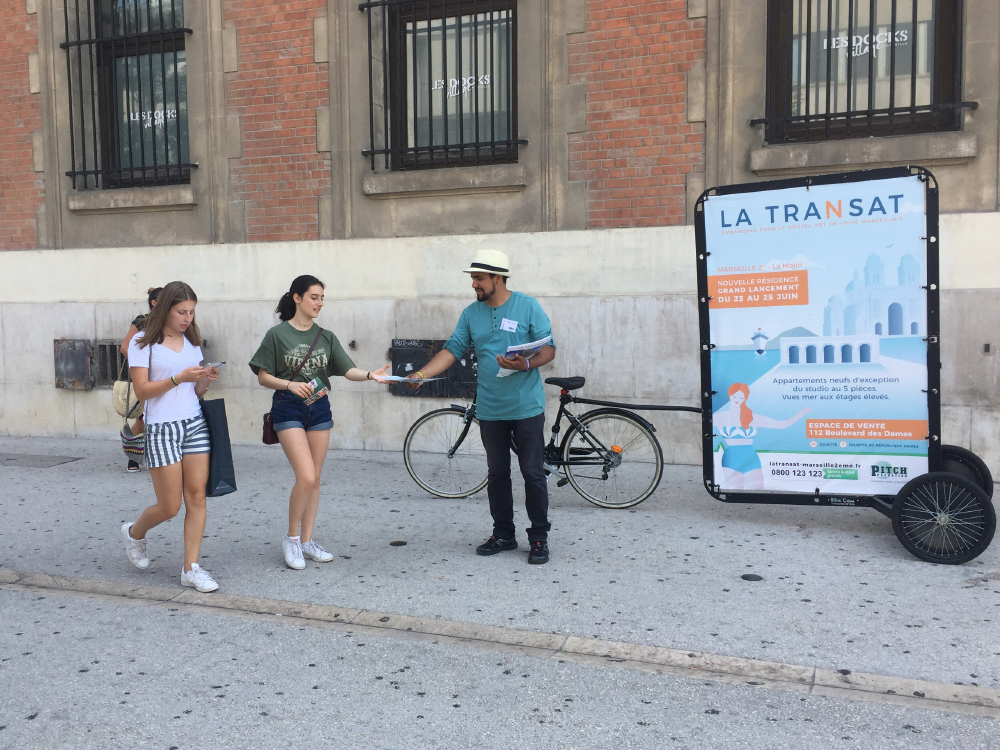 Pitch Promotion - Affichage mobile street marketing - Keemia agence marketing local Marseille