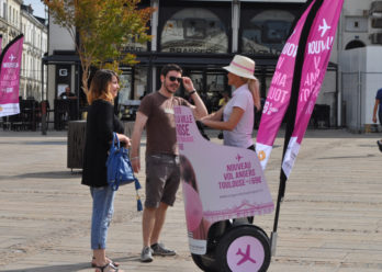 Toulouse Angers - Affichage mobile - street marketing - Keemia agence marketing local Marseille
