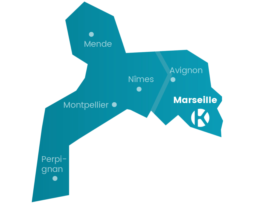 Carte Keemia Marseille Agence marketing local en région PACA