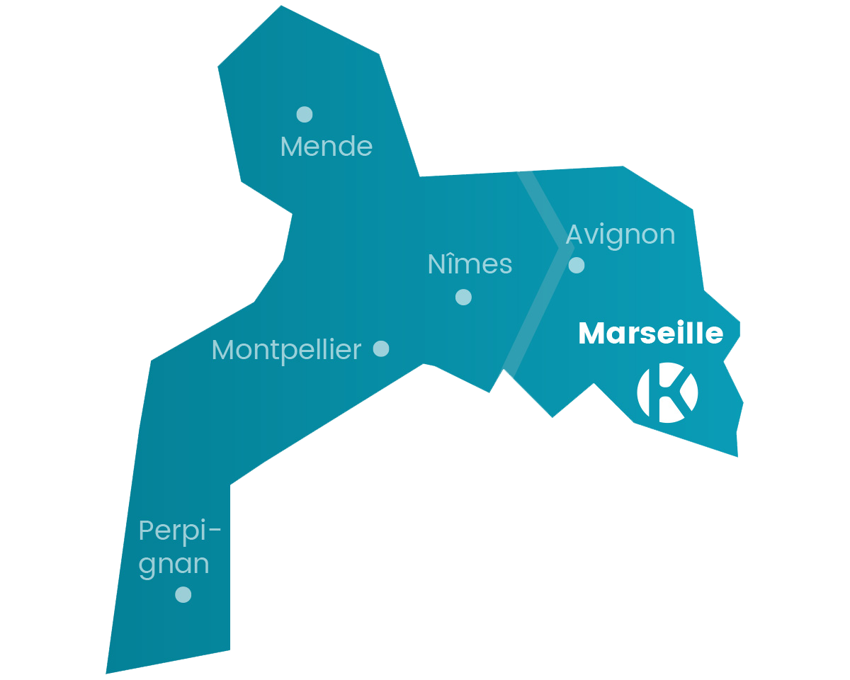 Carte Keemia Marseille Agence marketing local en région PACA