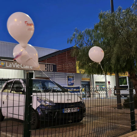 Guérilla Ballon Netto - Keemia Marseille agence de marketing local en région Paca