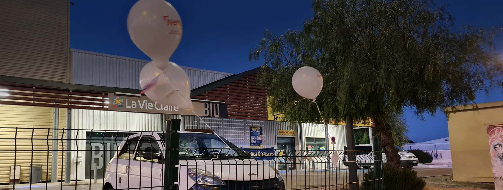 Guérilla Ballon Netto - Keemia Marseille agence de marketing local en région Paca