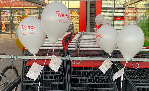 Guérilla Ballon Netto - Keemia Marseille agence de marketing local en région Paca