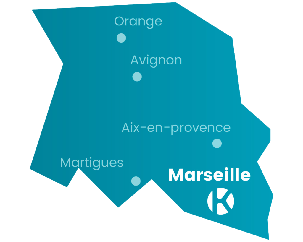 Carte Keemia Marseille Agence marketing local en région PACA