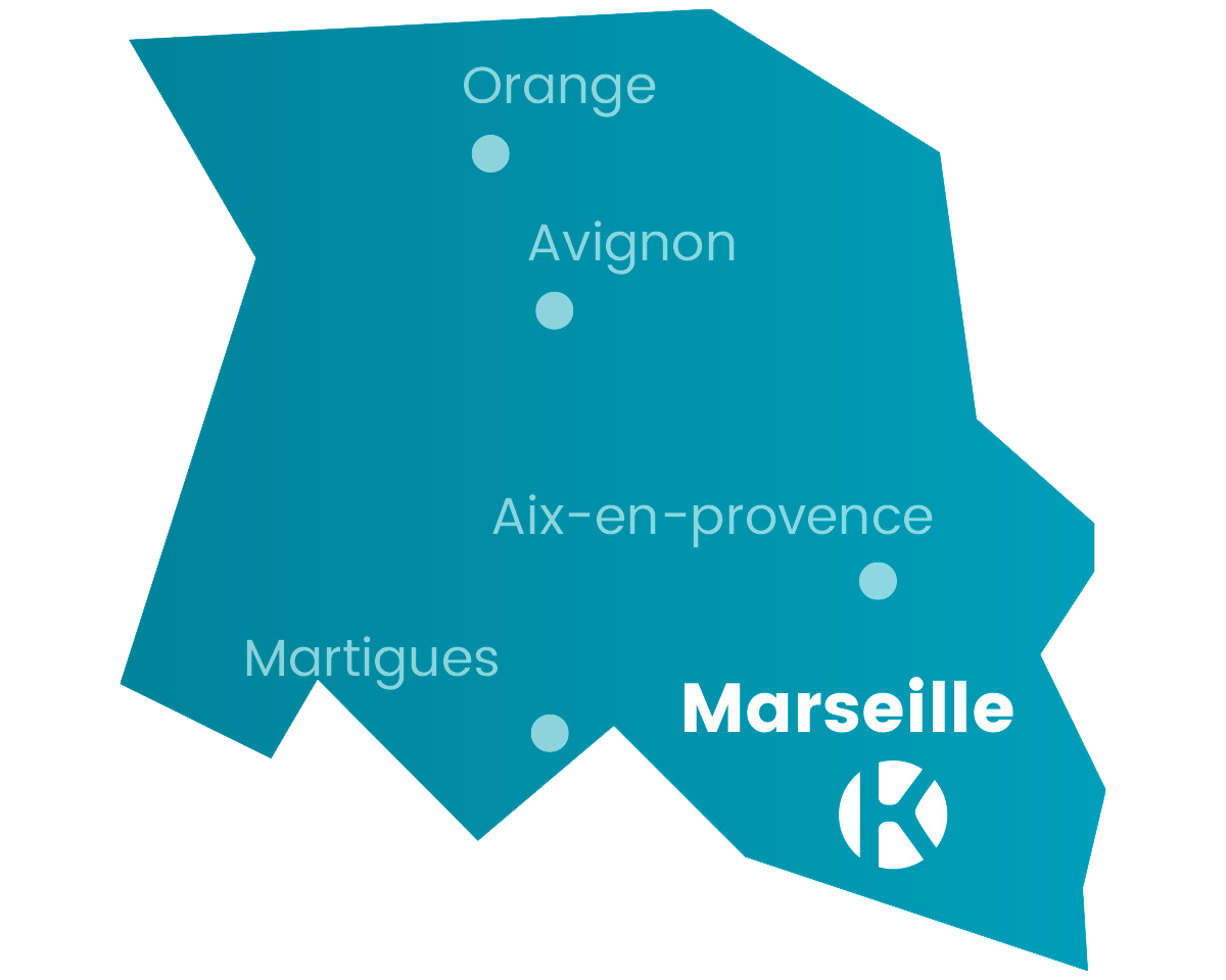 Carte Keemia Marseille Agence marketing local en région PACA