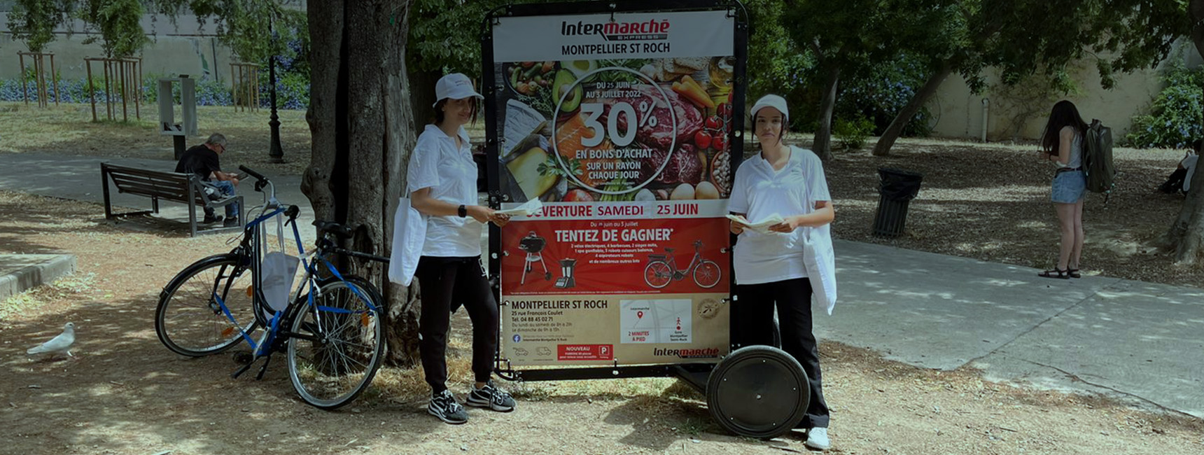 header opération Intermarché - Keemia Montpellier région Languedoc Roussillon