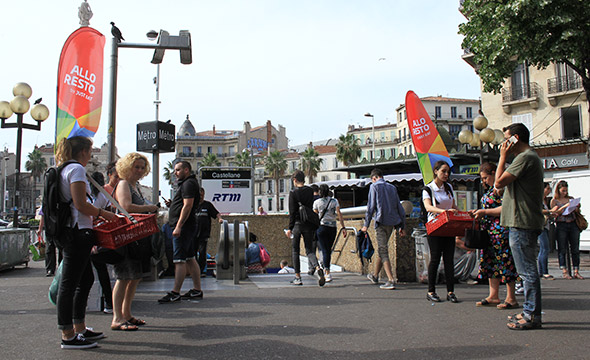 Allo Resto StreetMarketing Keemia Nantes Agence marketing local en region Atlantique