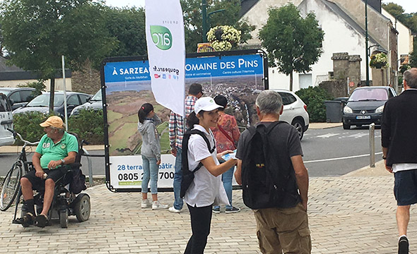 Arc Immo support tactique affichage mobile Keemia Nantes Agence marketing local en région Atlantique