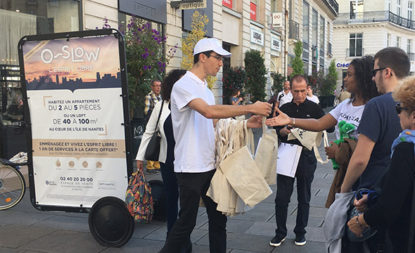 Oslow Bâti-Nantes street marketing Keemia Nantes Agence marketing local en région Atlantique