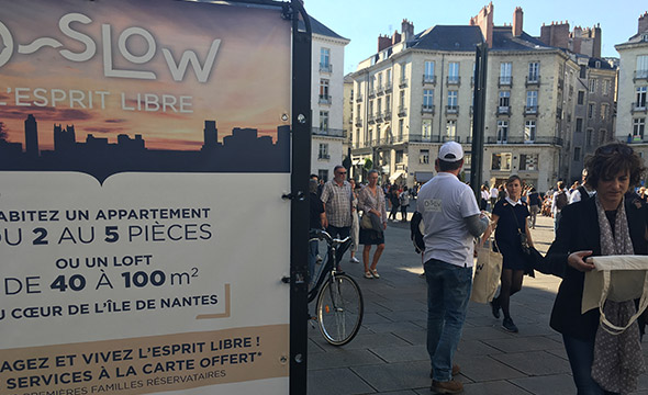 Oslow Bâti-Nantes street marketing Keemia Nantes Agence marketing local en région Atlantique