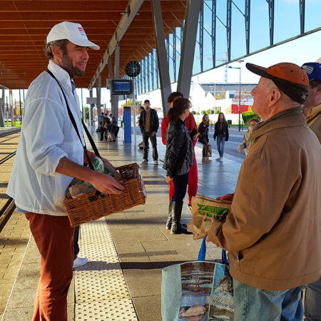 Les hameaux bio street marketing bikecom Keemia Nantes Agence marketing local en région Atlantique