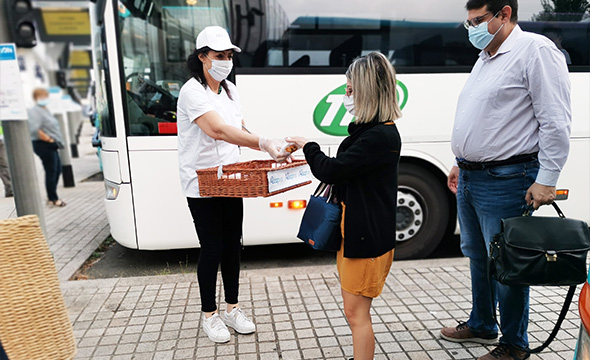 Street Marketing semaine de mobilité avec Transdev - Keemia Nantes agence locale de la région Atlantique