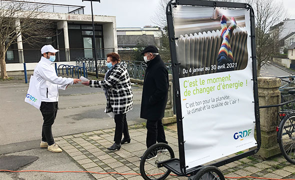 Bike'Com-Street Marketing-avec Keemia Nantes agence marketing de référence locale en région Atlantique