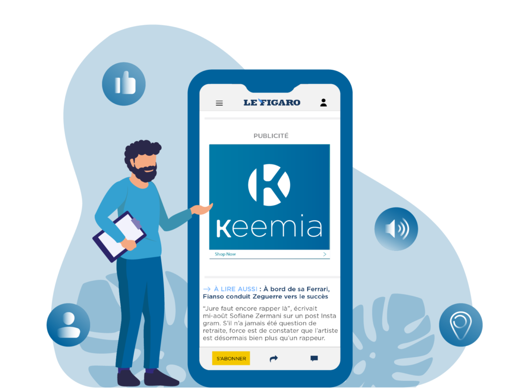 Display Mobile - Keemia Nantes - Agence de Marketing Locale en région Atlantique
