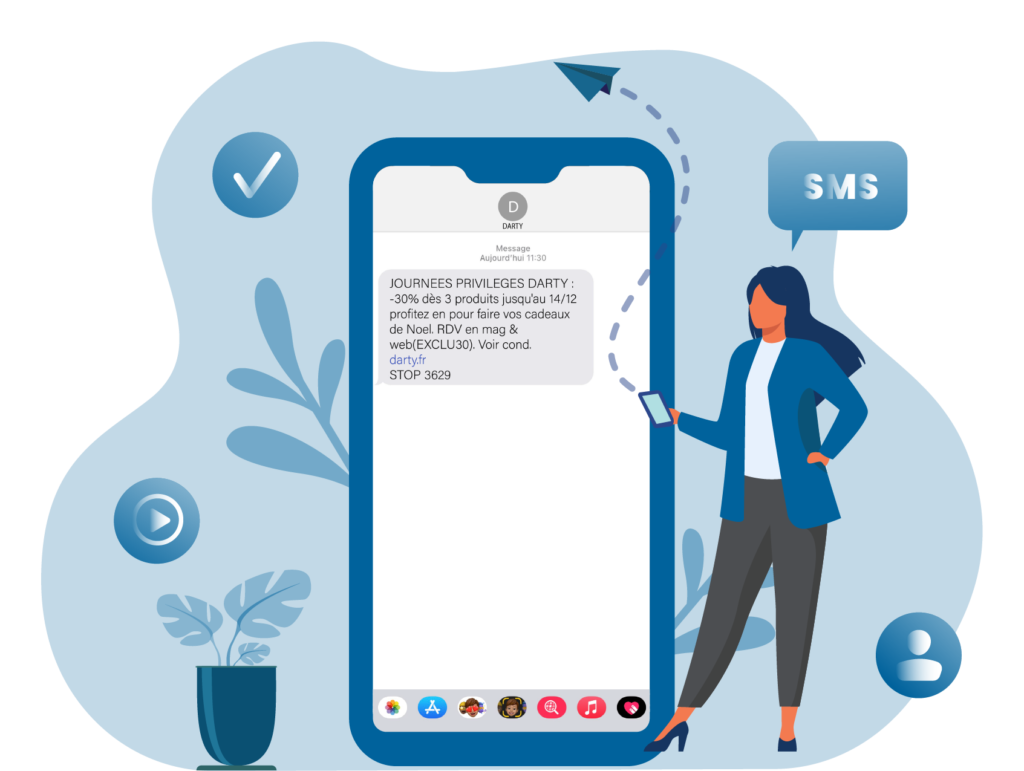 SMS Mobile - Keemia Nantes - Agence de Marketing Locale en région Atlantique