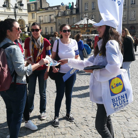 Promotion des offre d'emploi Lidl - keemia Nantes- Agence de marketing locale en région Atlantique