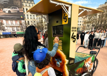 Un triporteur photomaton au cœur des foires