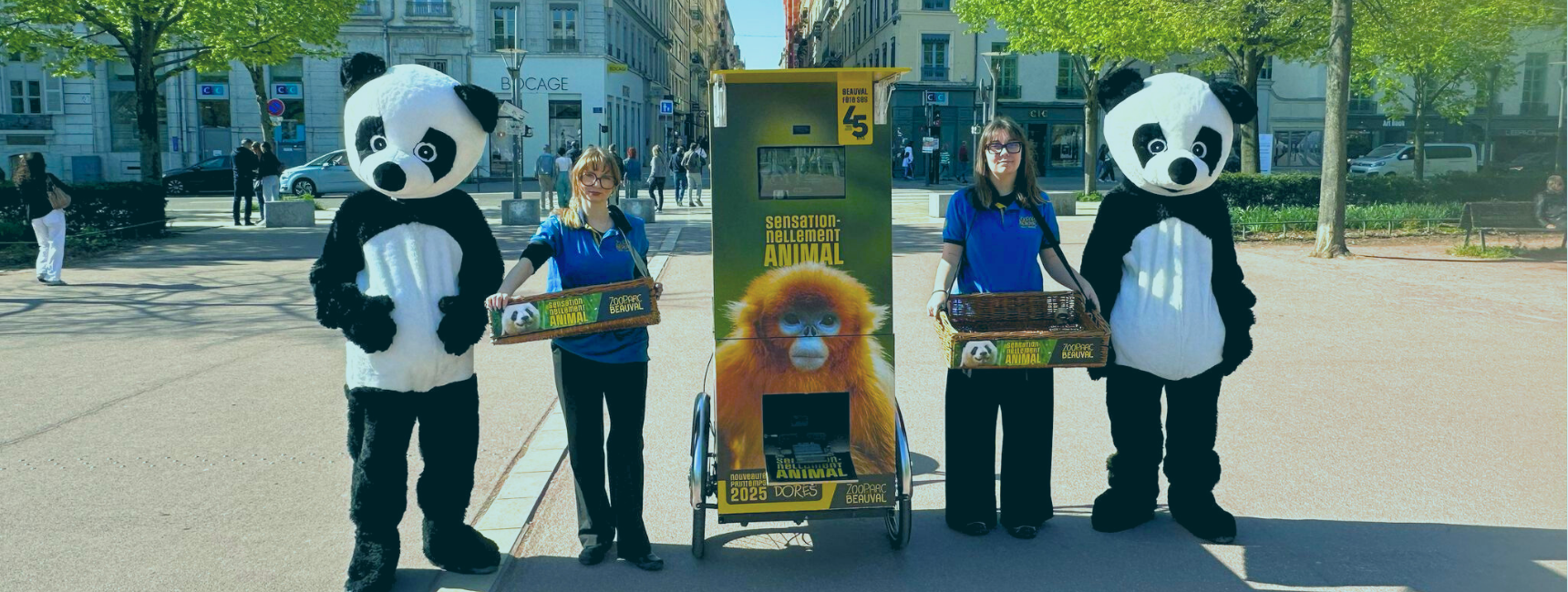 Une campagne de street marketing originale pour les 45 ans du ZooParc