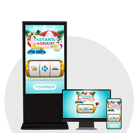 Bornes jeux - Digital Keemia Nice Agence marketing local en région Côte d'Azur