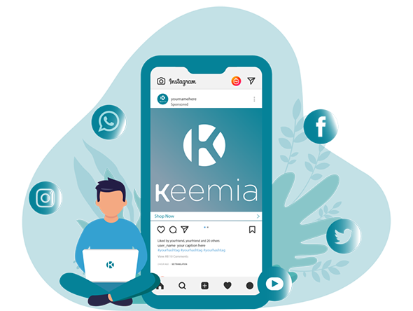 Le social media - Keemia Nice Agence marketing local en région Côte d'Azur
