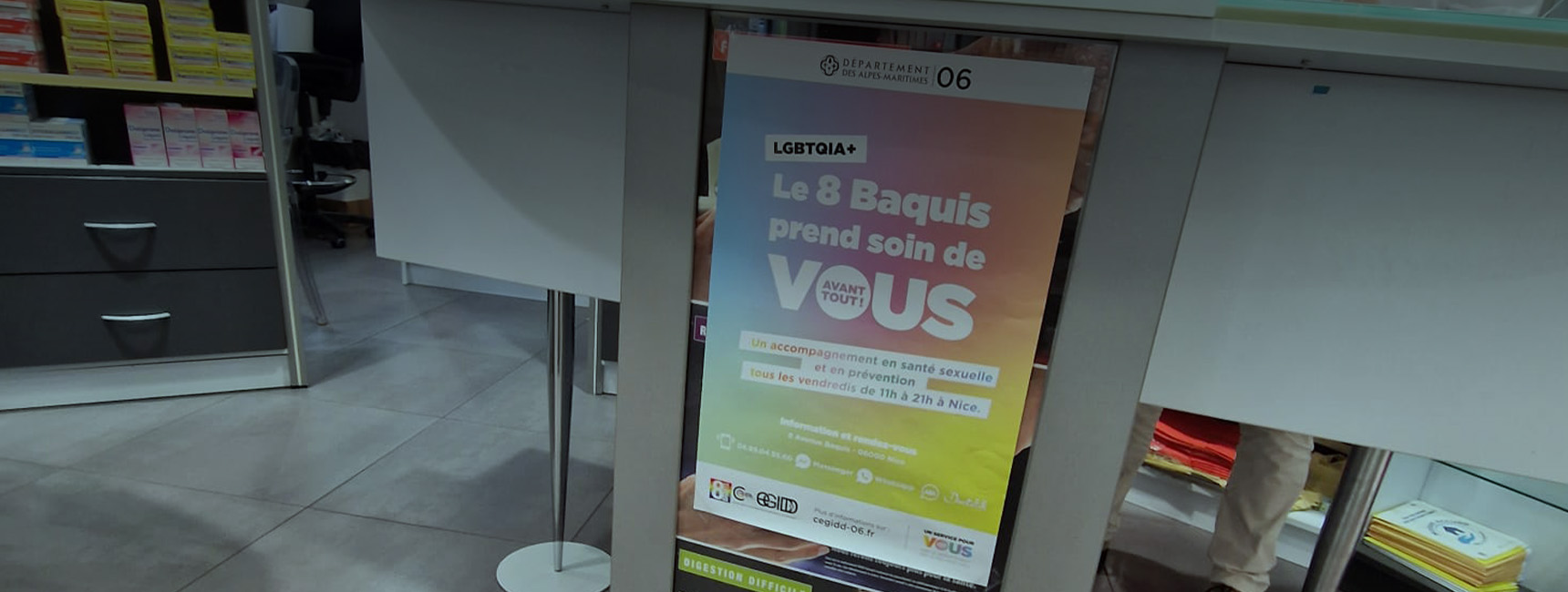 Header - Opération LGBT - Keemia Nice - région côte d'azur