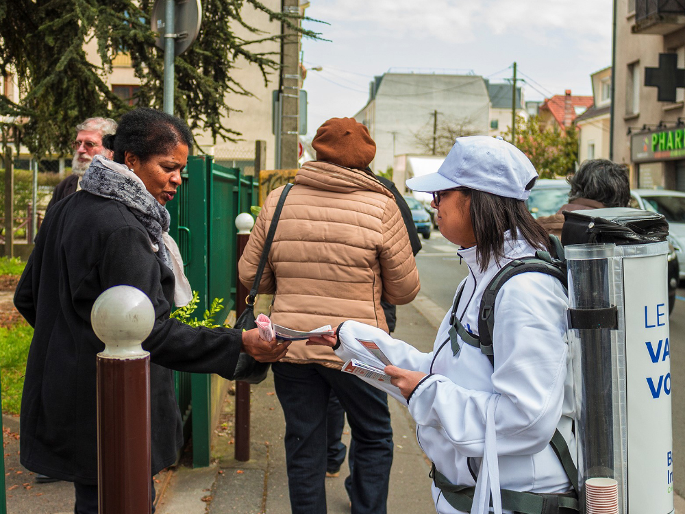 Bouygues Immo - affichage mobile - street marketing - Keemia agence marketing local Paris